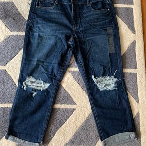 American Eagle Tomgirl Distressed Jeans